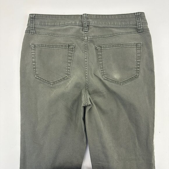St. John's Bay Straight Leg Women's size 6 Green Denim Jeans - Picture 5 of 5